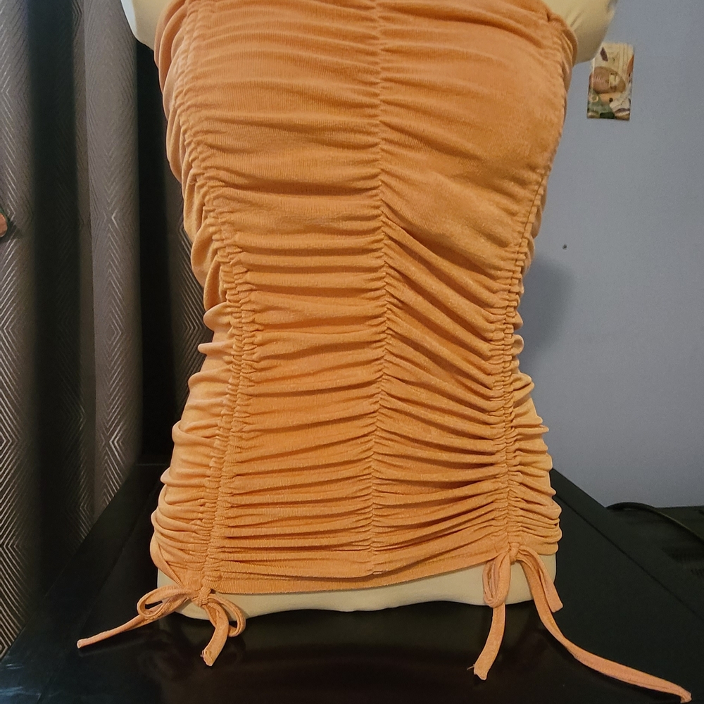 SHEIN Peach Sleeveless Top